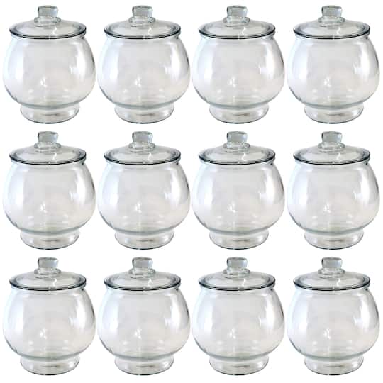 12 Pack: 9" Clear Glass Terrarium by Ashland®